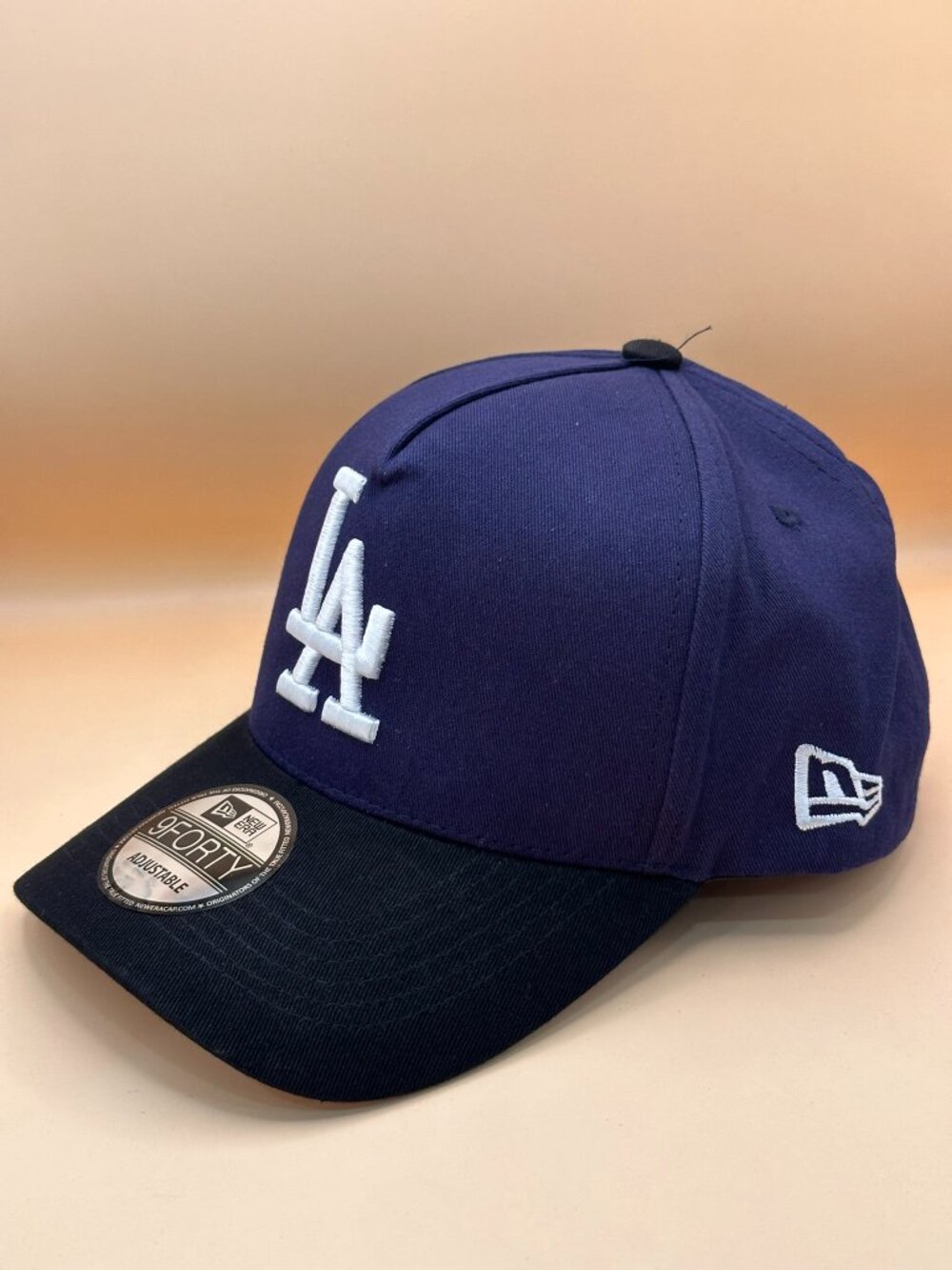 New Era 9FORTY Los Angeles Dodgers World Series Blue Black Adjustable Hat
